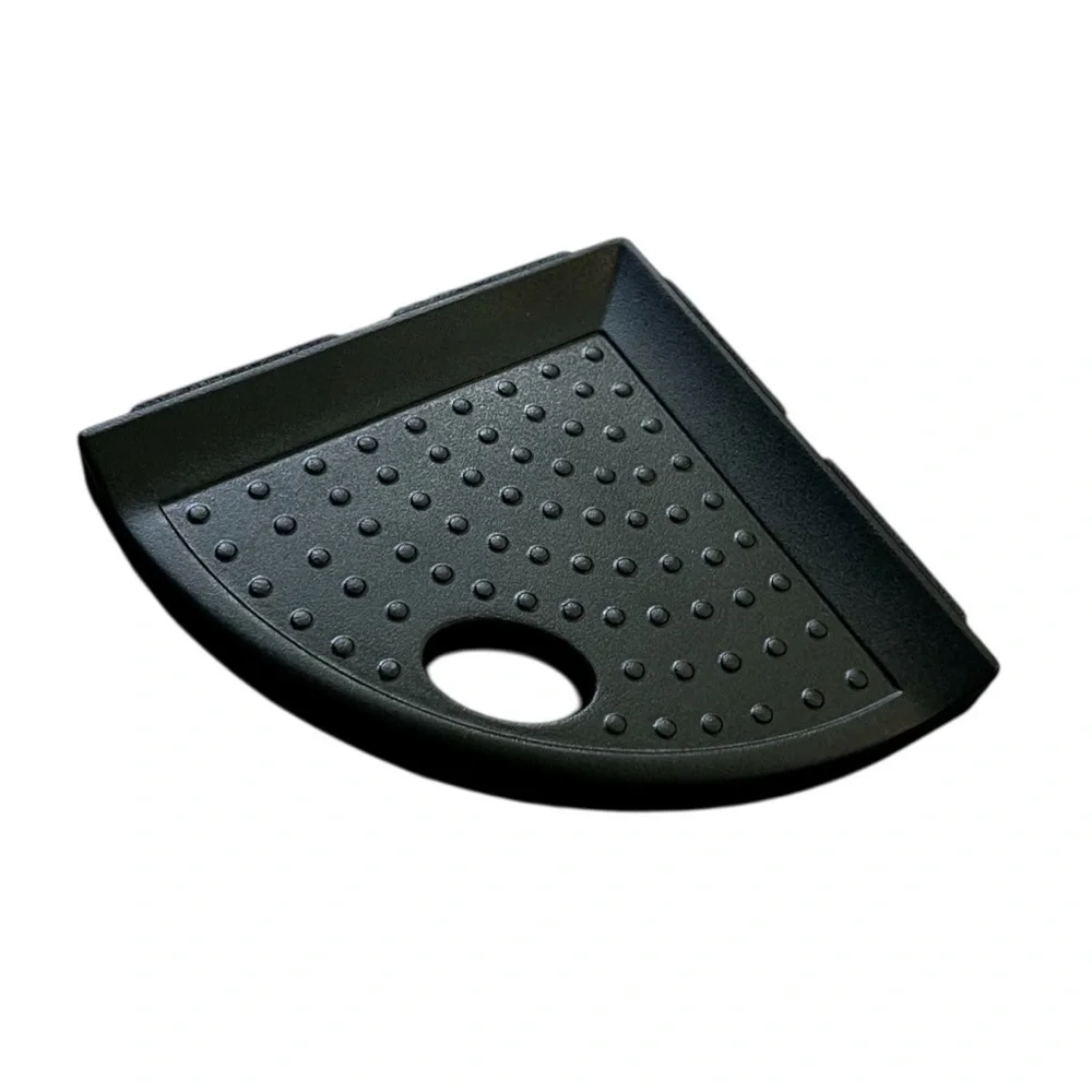 Graphite 5” Corner Footrest with Razor Holder for New Construction Shower NWT